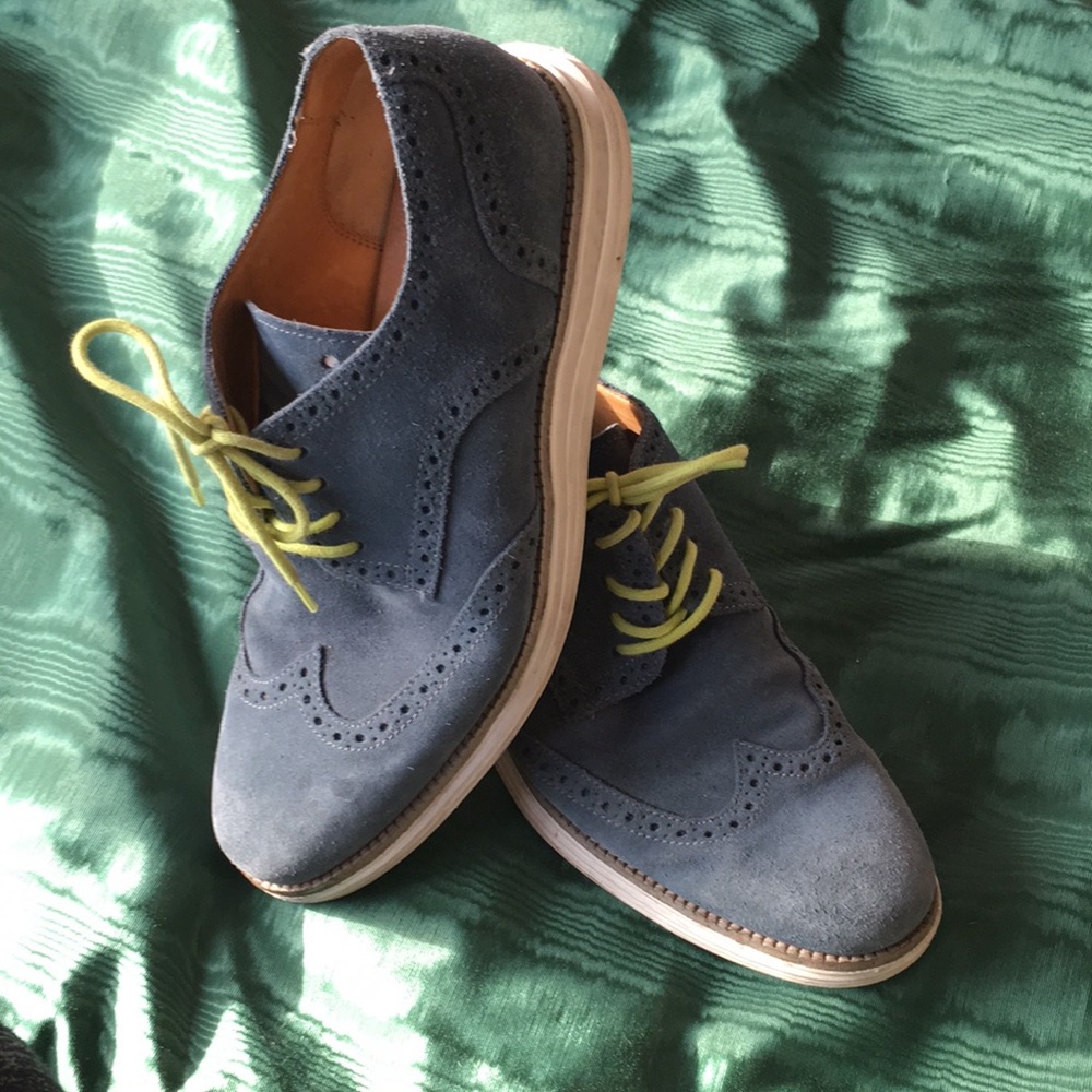 Cole Haan Men’s Leather Lunargrande wingtip Oxford